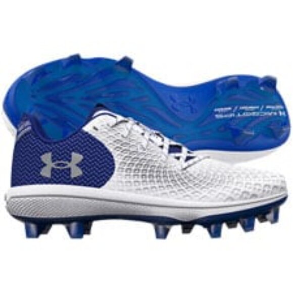 Women's Under Armour Glyde 2.0 MT TPU Molded Softball Cleats - White - Var Szs - Picture 1 of 1
